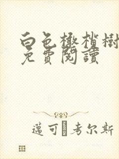 白色橄榄树全文免费阅读