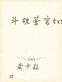 斗破苍穹txt封面