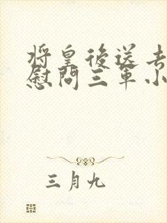 将皇后送去军营慰问三军小说