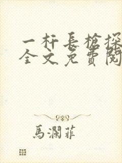 一杆长枪探幽谷全文免费阅读封面