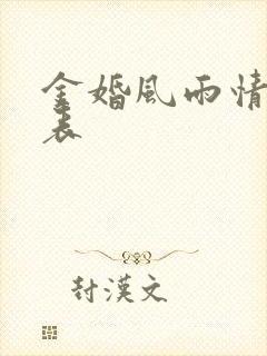 金婚风雨情演员表