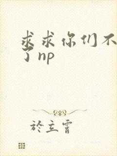 求求你们不要做了np