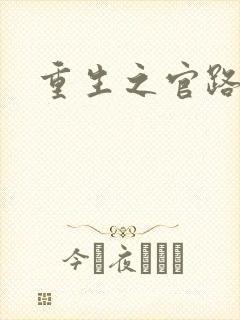 重生之官路风流