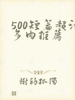 500短篇超污多肉推荐