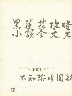 黑莲花攻略手册小说全文免费阅读笔趣阁