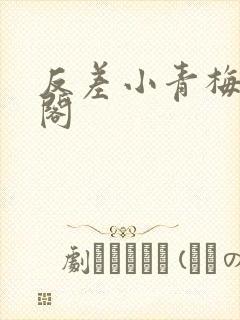 反差小青梅笔趣阁封面