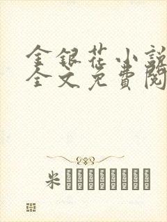 金银花小说在线全文免费阅读封面