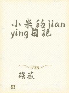 小米的jianying日记封面