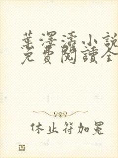 叶泽涛小说全文免费阅读全文