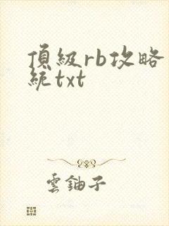 顶级rb攻略系统txt