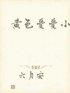 黄色爱爱小说