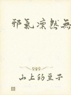 邪气凛然无弹窗