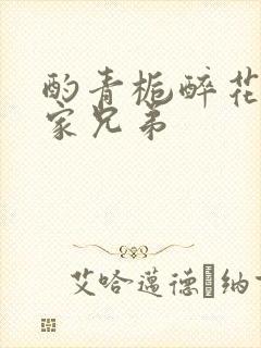 酌青栀醉花阴贺家兄弟