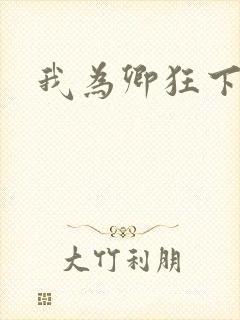 我为卿狂下载封面