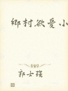 乡村欲爱小说封面