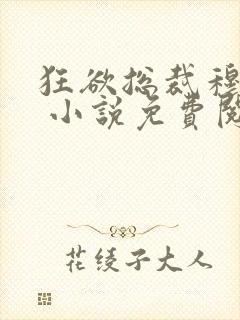 狂欲总裁穆非雪 小说免费阅读