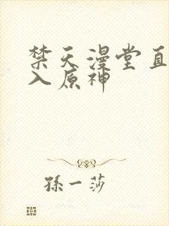 禁天漫堂直接进入原神