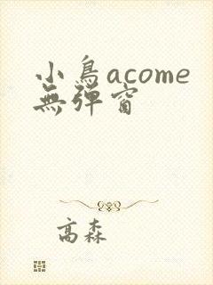 小鸟acome无弹窗封面