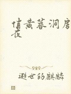 俏黄蓉洞房花烛夜封面