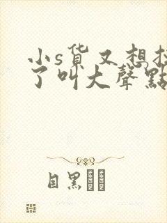 小s货又想挨c了叫大声点