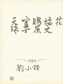 天官赐福花怜塞珠子原文