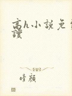 高h小说免费阅读