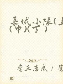 长城小队(上)(中)(下 )