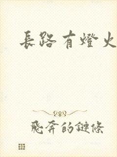 长路有灯火封面