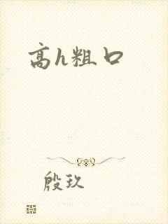 高h粗口