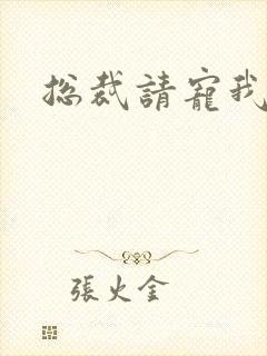 总裁请宠我