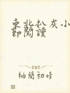 东北扒灰小说分节阅读