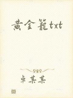 黄金笼txt
