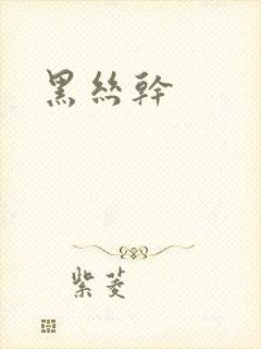 黑丝干