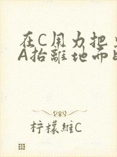 在C用力把桌腿A抬离地面时小说