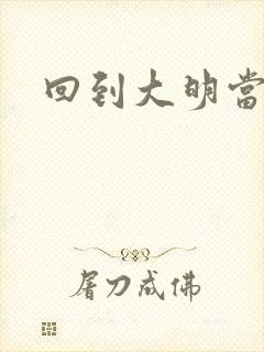 回到大明当才子