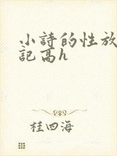 小诗的性放荡日记高h