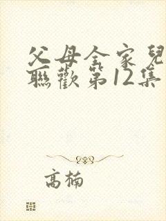 父母全家儿女大联欢第12集