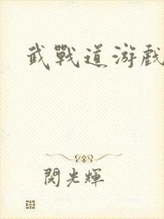 武战道游戏