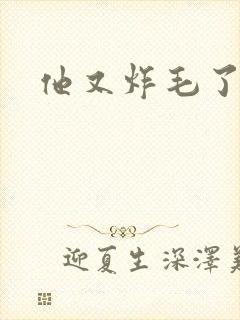 他又炸毛了