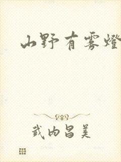 山野有雾灯