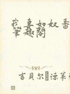 我妻如奴番外篇笔趣阁