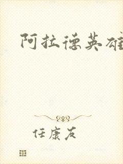 阿拉德英雄传封面