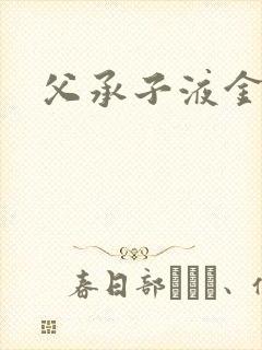 父承子液金银花封面
