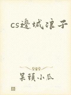 cs边城浪子