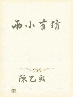 两小有猜