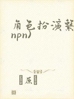 角色扮演系统(npn)封面