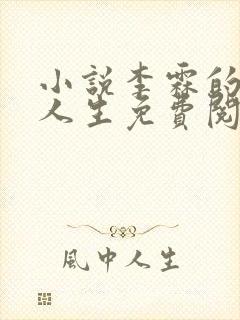 小说李霖的逆袭人生免费阅读封面