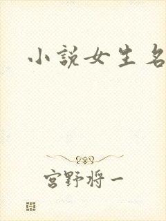小说女生名字
