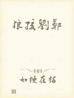 狼孩刘郑封面