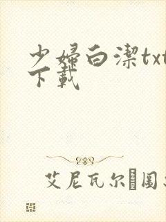 少妇白洁txt下载